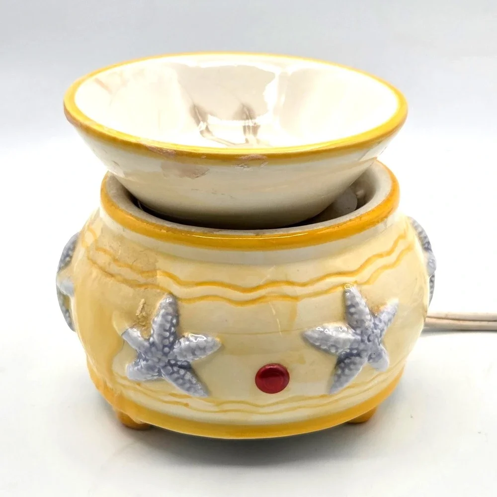 Starfish Beach Coastal Electric Wax Warmer Fragrance Aromatherapy Cottage Core‎